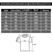 European And American Boxing Organic Shirt Digital Printing Casual Round Neck