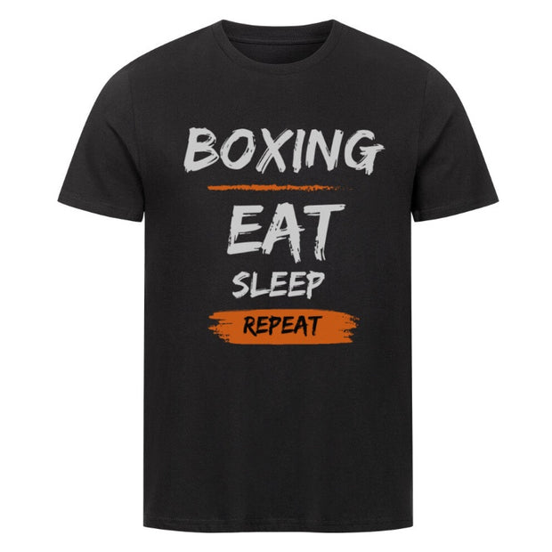 European And American Boxing Organic Shirt Digital Printing Casual Round Neck
